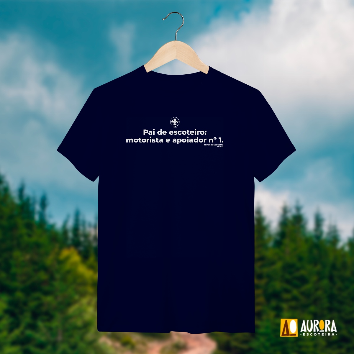 Nome do produto: Camiseta Pai de Escoteiro