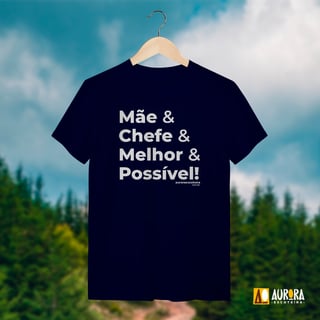Nome do produto Camiseta Mãe & Chefe - Lobinho