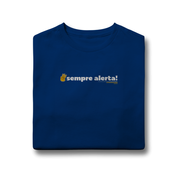 Camiseta Infantil (10 a 14) - Sempre Alerta