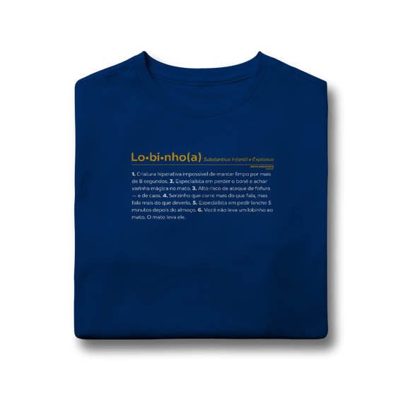 Camiseta Infantil (10 a 14) - Verbete Lobinho