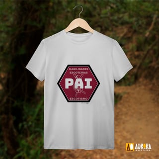 Nome do produto Camiseta Distintivo Pai Nível 3