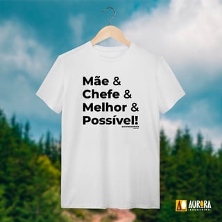 Nome do produto Camiseta Mãe & Chefe - Lobinho