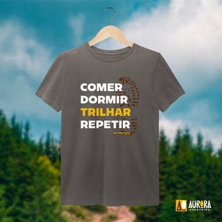 Nome do produto Camiseta Estonada - Trilhar e Repetir