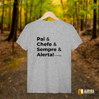 Nome do produto Camiseta Pai & Chefe