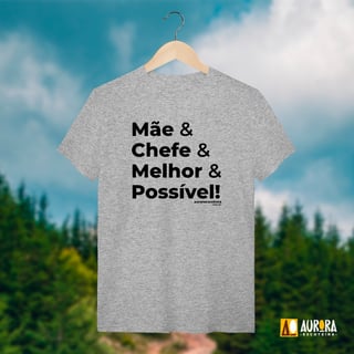 Nome do produto Camiseta Mãe & Chefe - Lobinho