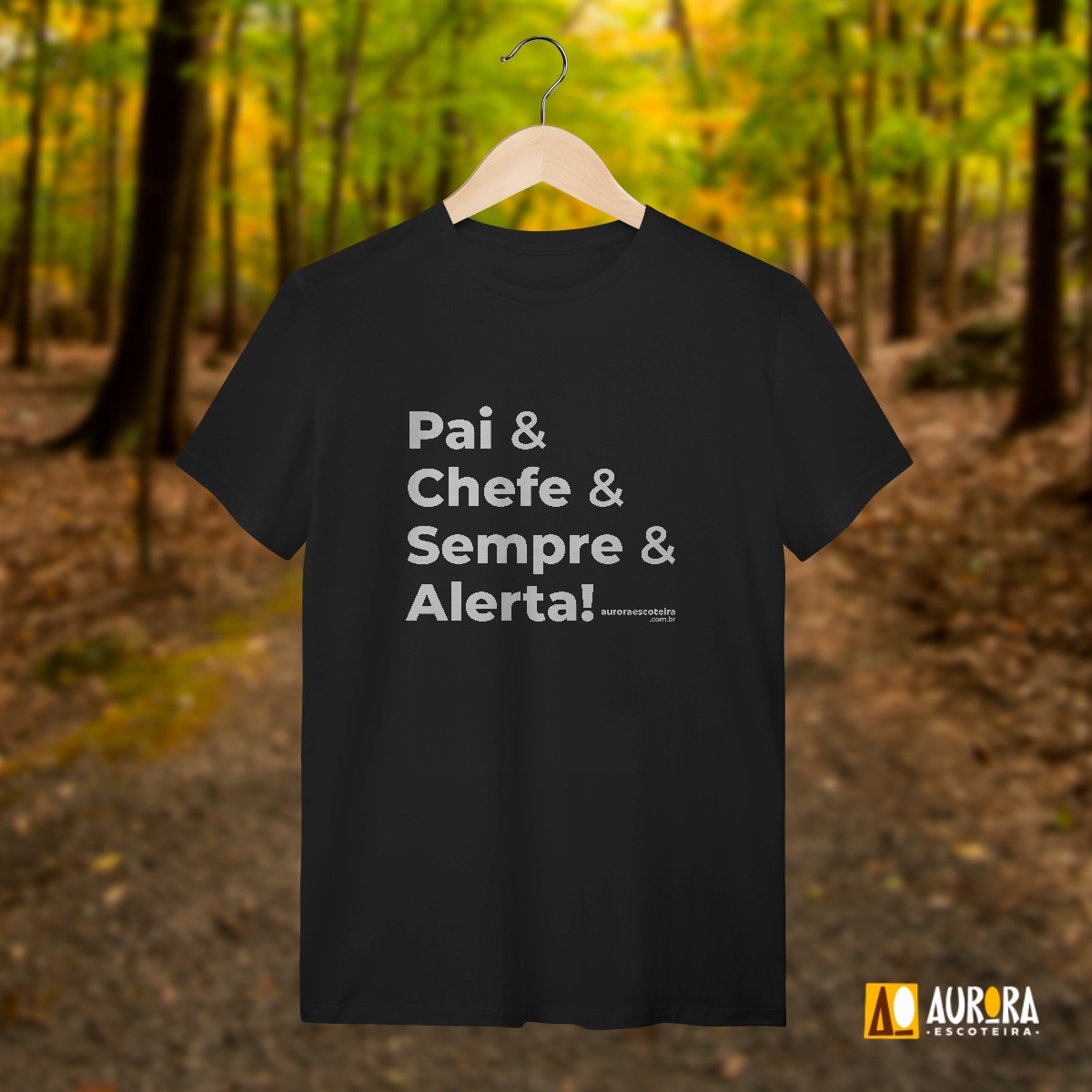 Nome do produto: Camiseta Pai & Chefe