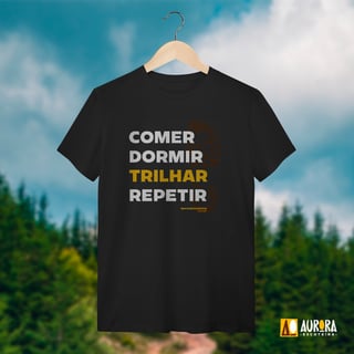 Nome do produto Camiseta - Trilhar e Repetir