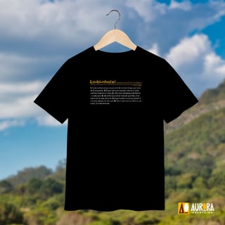 Nome do produto Camiseta Infantil (2 a 8) - Verbete Lobinho