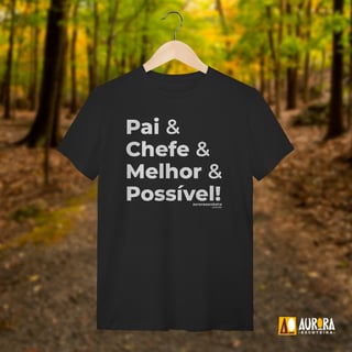 Nome do produto Camiseta Pai & Chefe - Lobinho