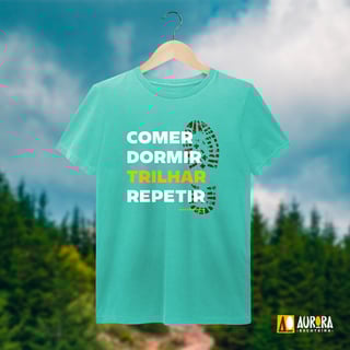 Nome do produto Camiseta Estonada - Trilhar e Repetir