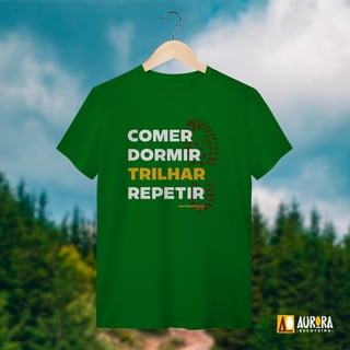 Nome do produto Camiseta - Trilhar e Repetir