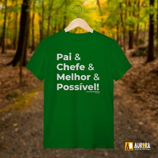 Nome do produto Camiseta Pai & Chefe - Lobinho