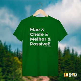 Nome do produto Camiseta Mãe & Chefe - Lobinho