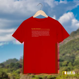 Nome do produto Camiseta Infantil (2 a 8) - Verbete Lobinho