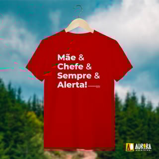 Nome do produto Camiseta Mãe & Chefe - Escoteiro