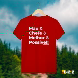 Nome do produto Camiseta Mãe & Chefe - Lobinho