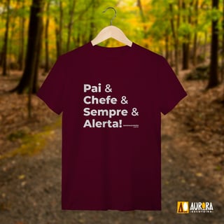 Nome do produto Camiseta Pai & Chefe