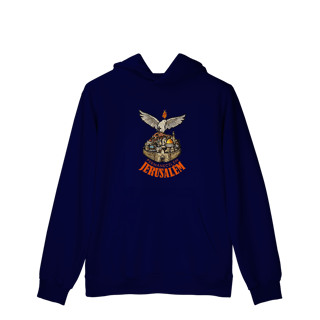 Nome do produtoMoletom Canguru Prime Permanecei em Jerusalém (Atos - 1,4)