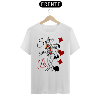 Camiseta Branca Salve Seu Zé