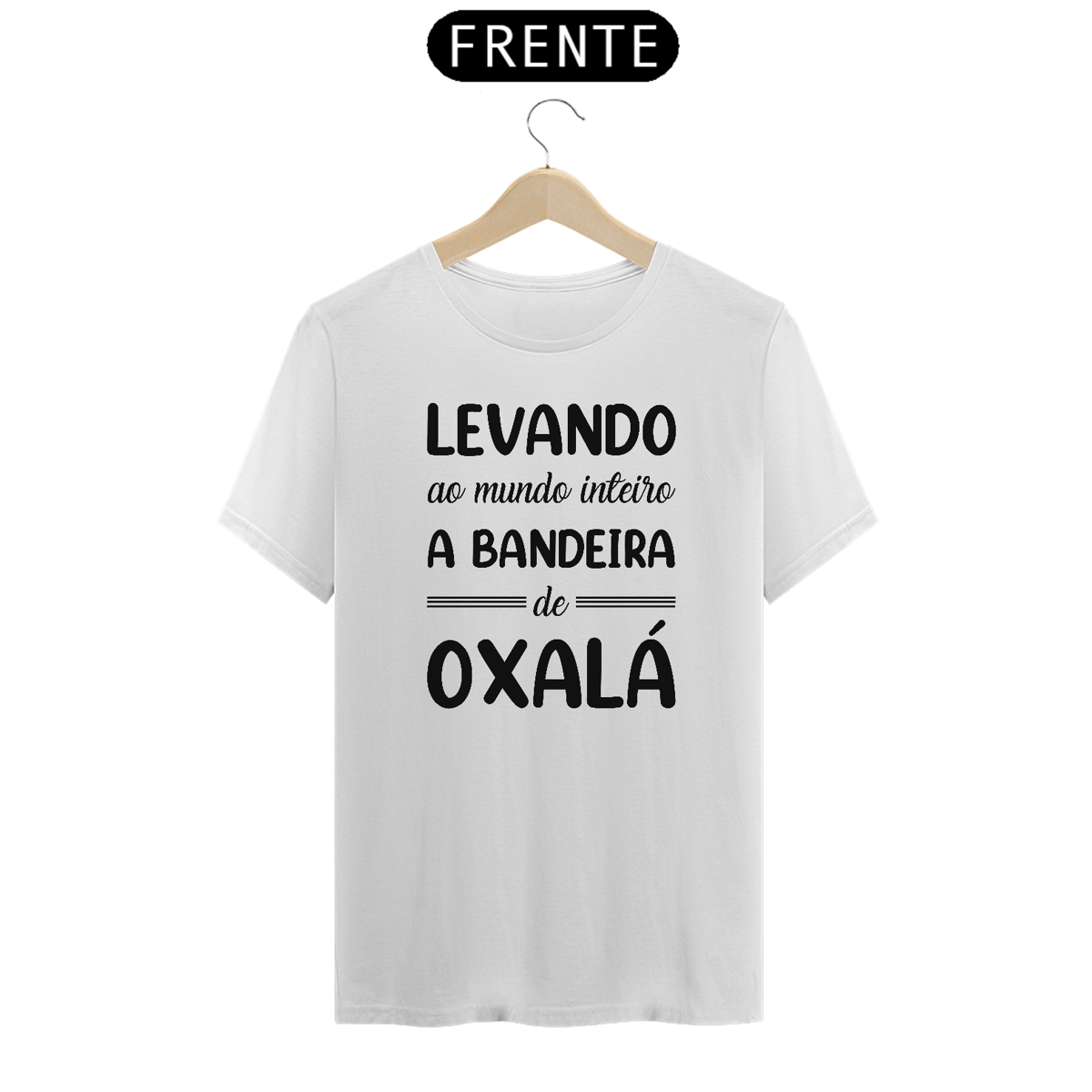 Nome do produto: Camiseta Branca - Levando Ao Mundo Inteiro