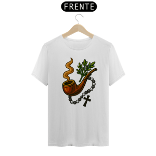 Camiseta Branca - Cachimbo Rosário e Arruda