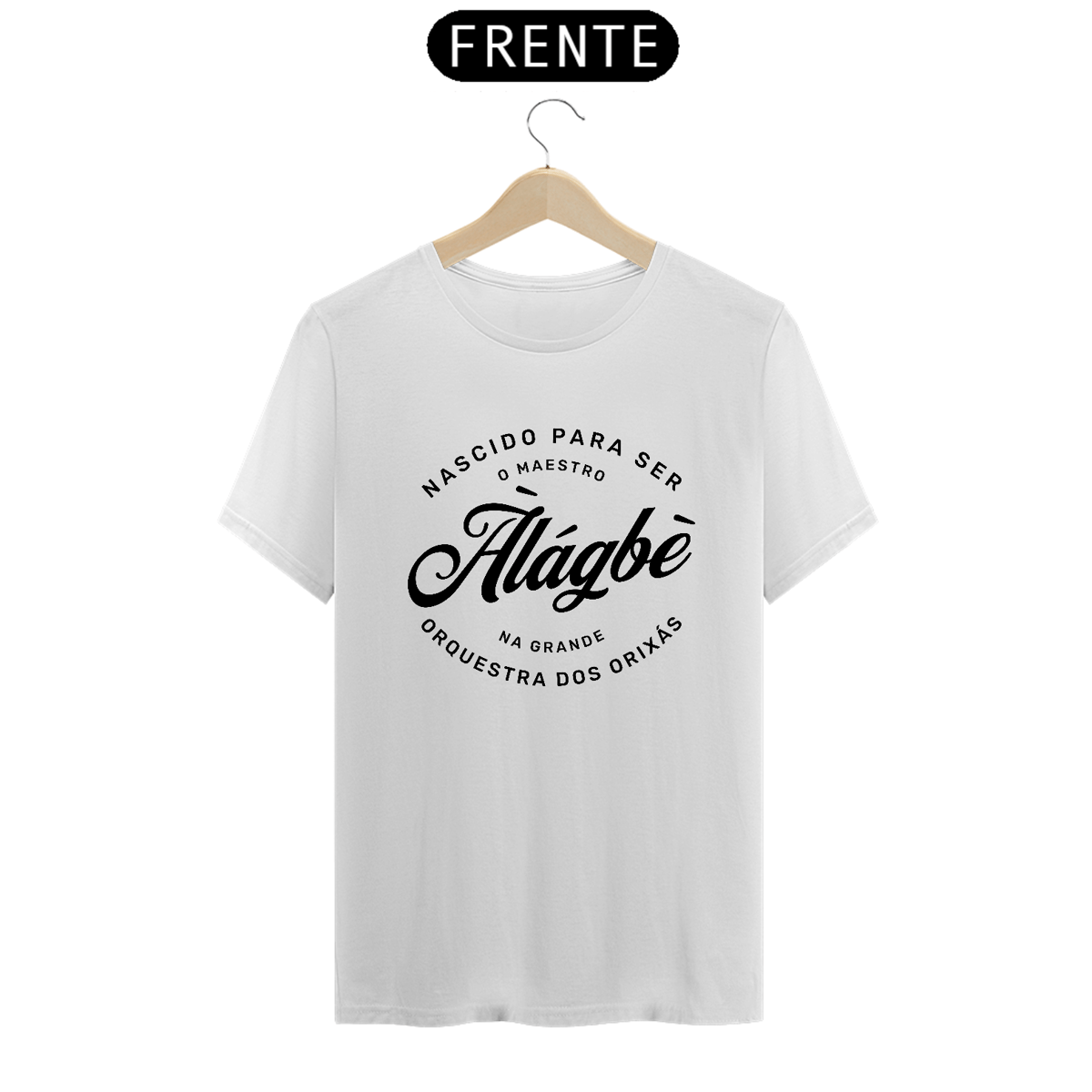 Nome do produto: Camiseta Branca Alabê