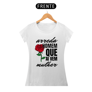 Nome do produtoBaby Look Branca - Arreda Homem Que Aí Vem Mulher