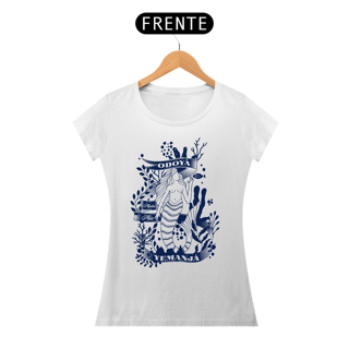 Baby Look Branca - Odoyá Yemanjá