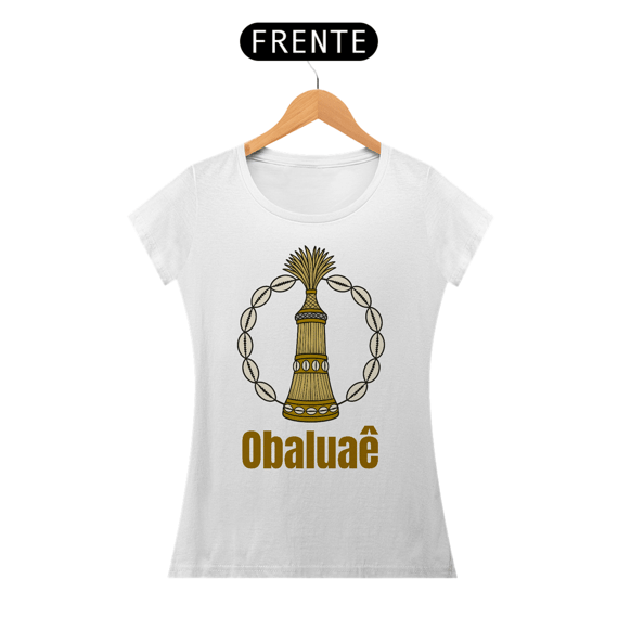 Baby Look Branca - Obaluaê Xaxará