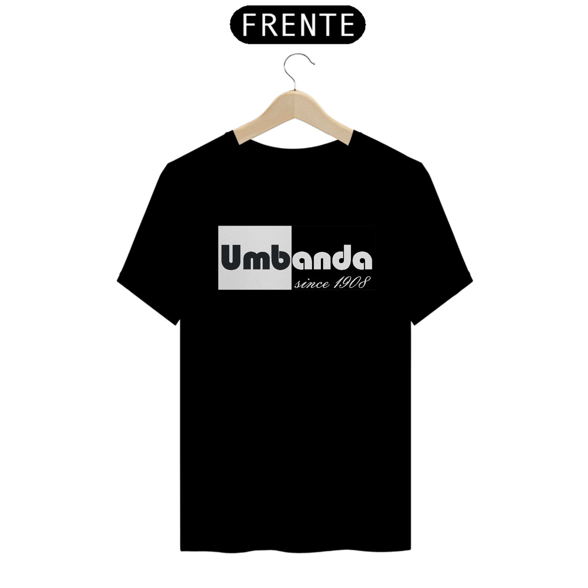 Nome do produto: Camiseta Preta Umbanda Since 1908
