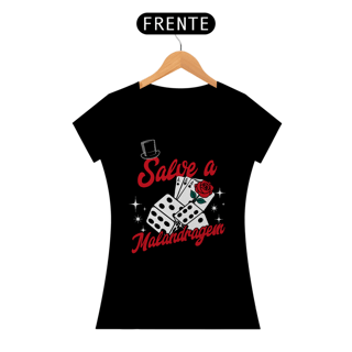 Nome do produtoBaby Look Preta - Salve A Malandragem