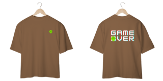 Nome do produto Camiseta Oversized Game Over