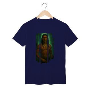 Nome do produto Camiseta Caboclo Caçador — Força Ancestral e Proteção