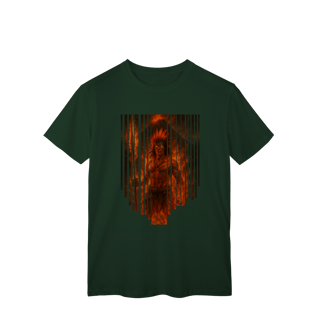 Nome do produto Camiseta Caboclo do Fogo — Força, Coragem e Transformação