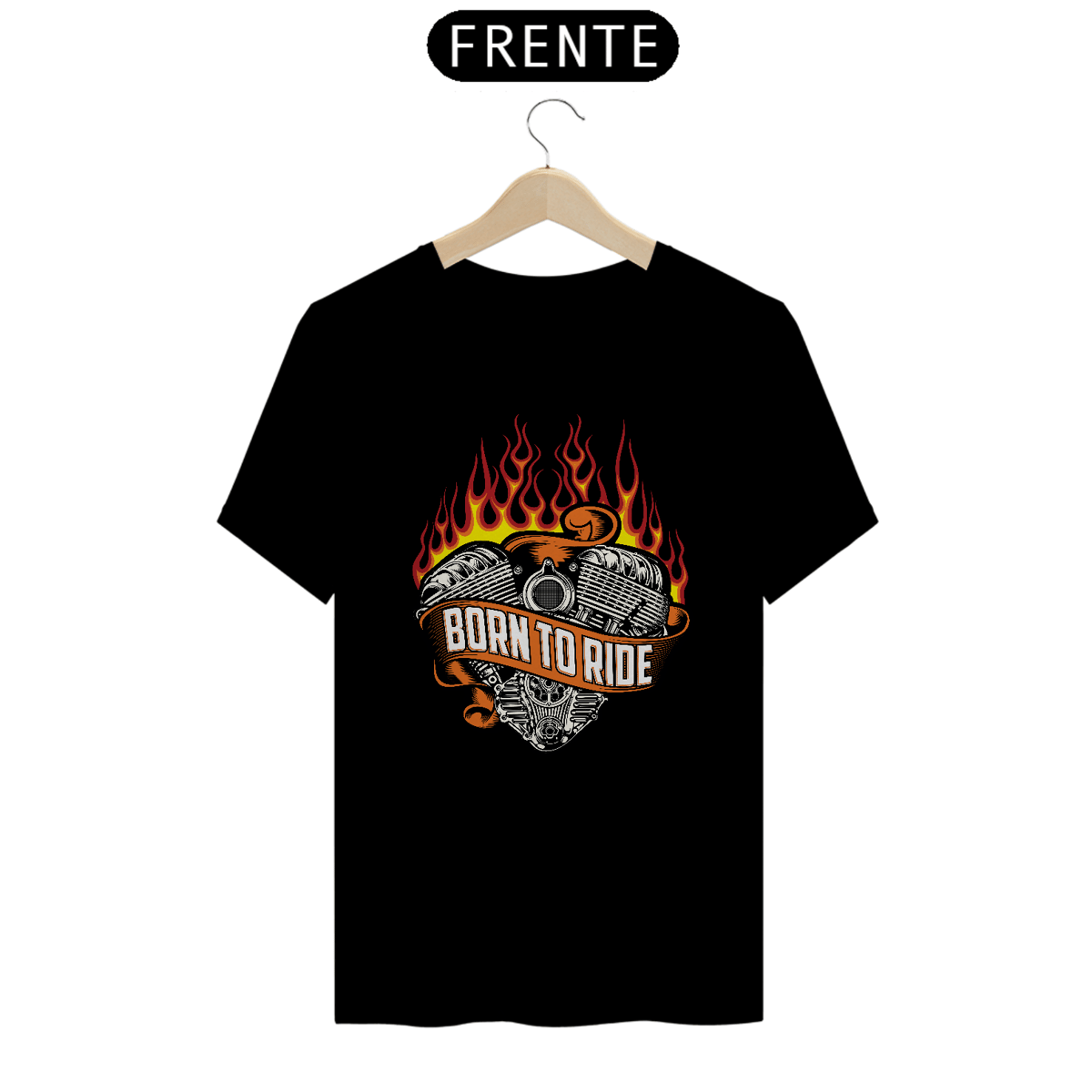 Nome do produto: Camiseta Born to Ride