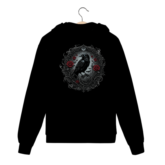 Moleton com Ziper Ninho de Espinhos