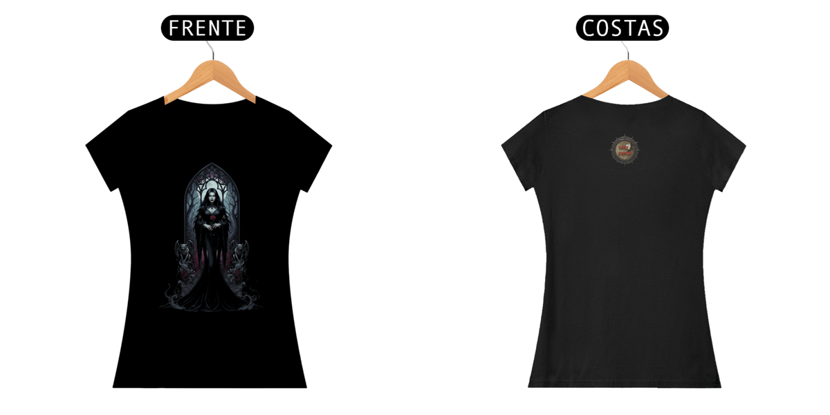 Nome do produto: Camiseta Baby Long Sob a Luz da Lua