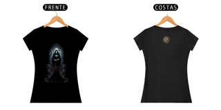 Camiseta Baby Long Sob a Luz da Lua