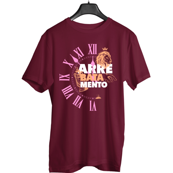 Camiseta Cristã Arrebatamento com Leão e Relógio Profético