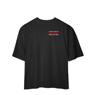 Nome do produto Camiseta Oversized QUERIA ESTAR NO MORUMBI