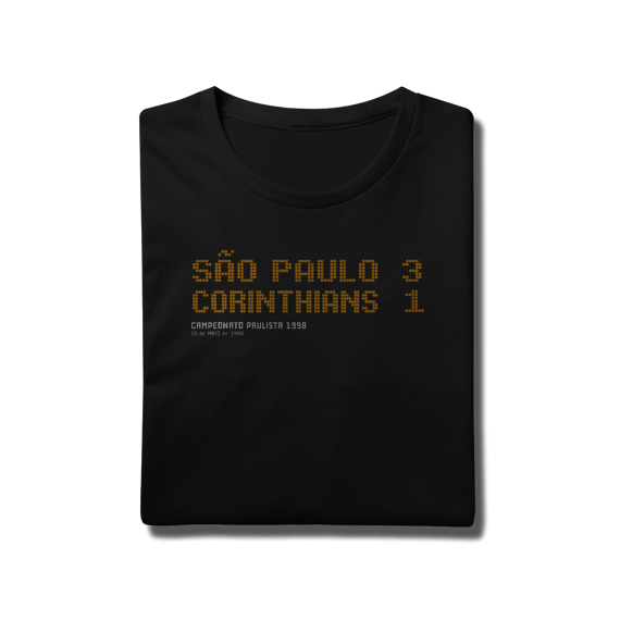 Camiseta SÃO PAULO CAMPEÃO PAULISTA 1998