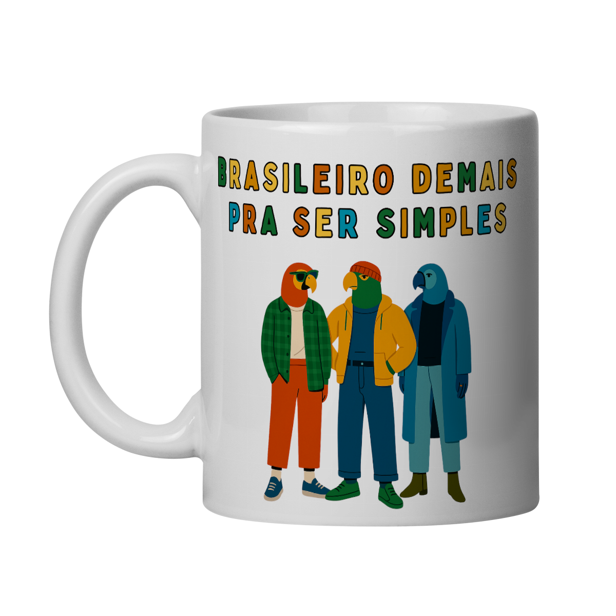 Nome do produto: Caneca Brasileiro Demais