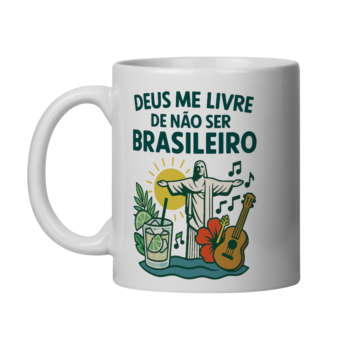 Nome do produto: Caneca Deus me livre