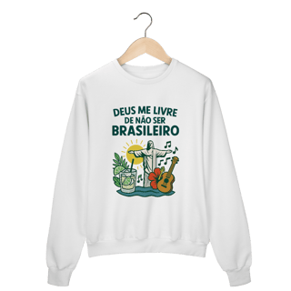 Nome do produtoMoletom Fechado Deus me livre