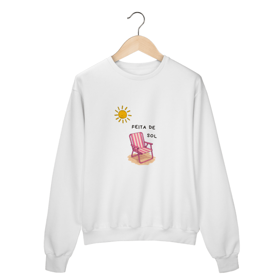 Moletom Fechado Feita de sol