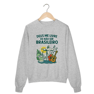 Nome do produtoMoletom Fechado Deus me livre