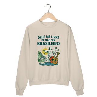 Nome do produtoMoletom Fechado Deus me livre