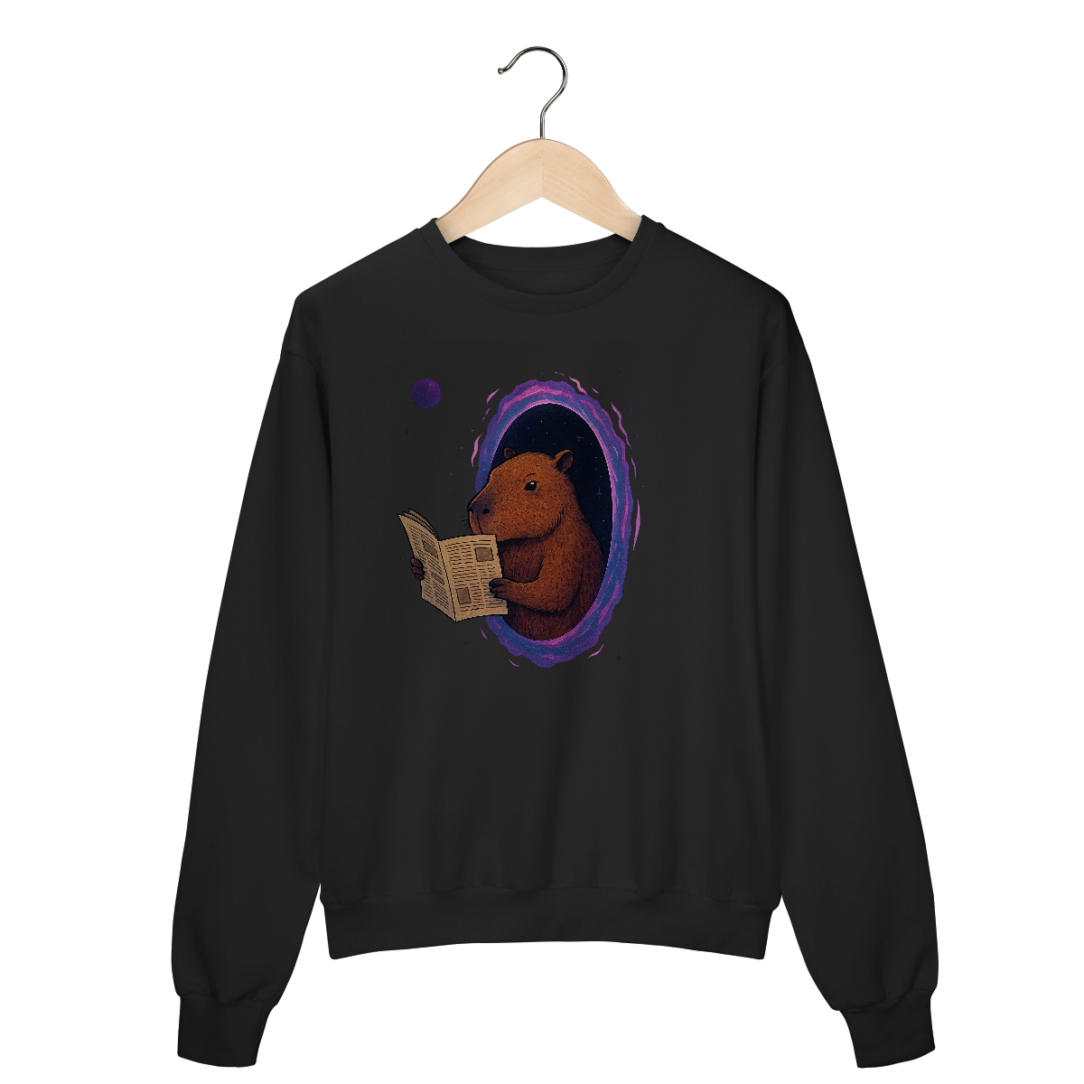 Nome do produto: Moletom Fechado Capivara