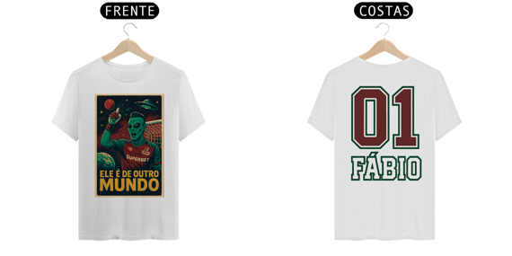 Camisa Unissex Fábio De Outro Mundo Hat-Trickolor | Fluminense