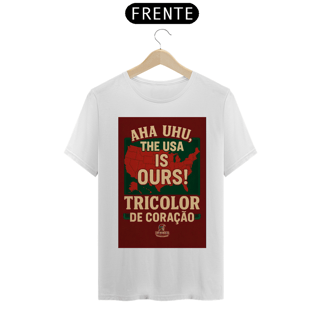 Nome do produto Camisa Unissex The USA Is Ours Hat-Trickolor | Fluminense